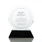 View larger image of Elite Black Accent Trophy - Round